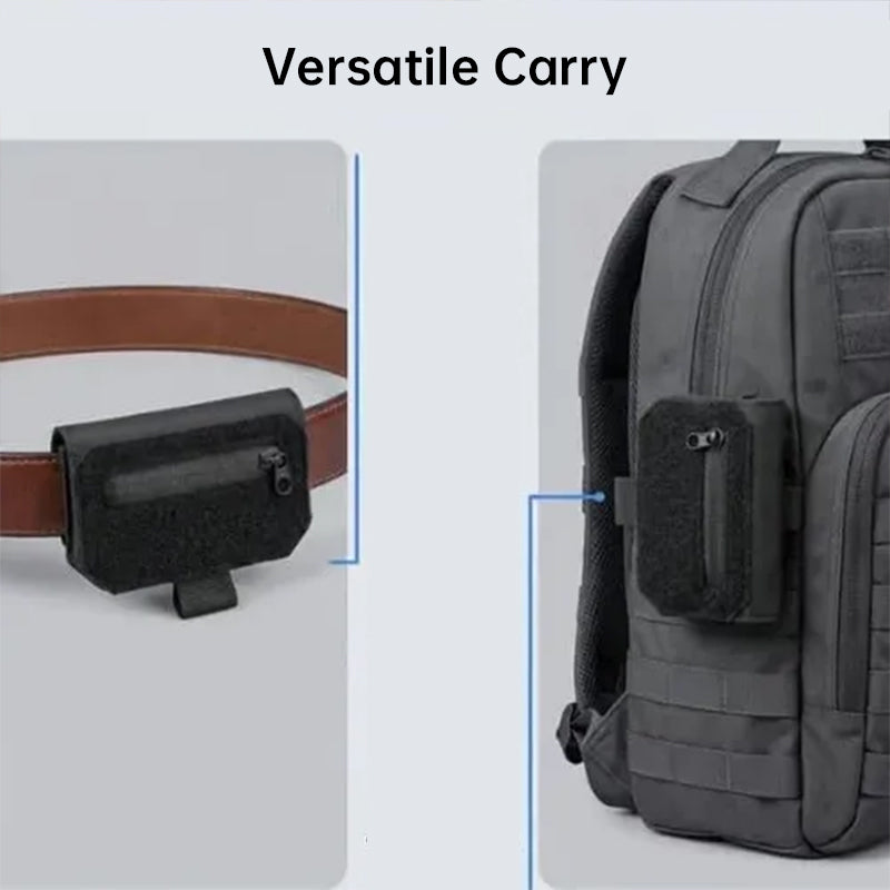 Tactical EDC Belt Loop Wallet – Discrete Anti-Theft Pouch for Passport & Valuables, Lightweight Daily Carry Organizer